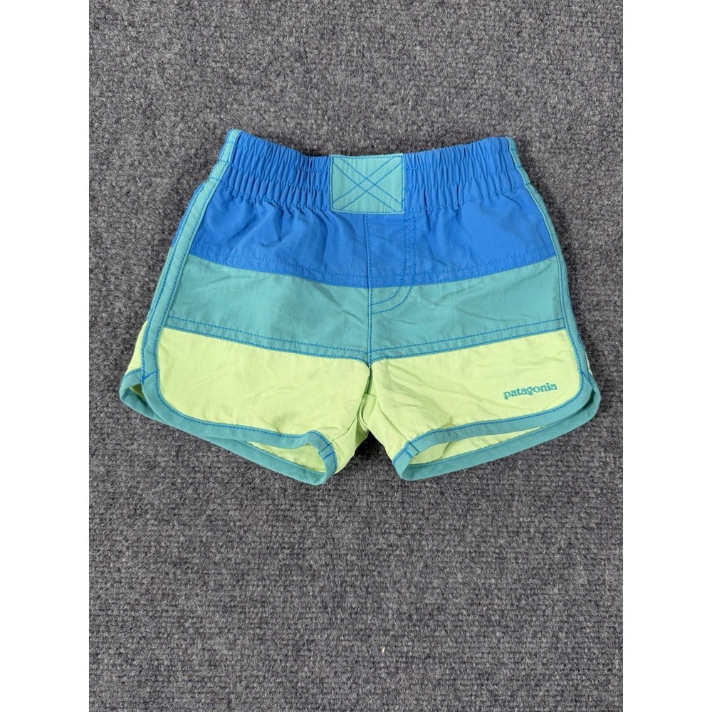 Patagonia Baby Boardshorts 6-12 Months Blue Swim Shorts Quick Dry